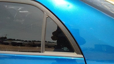 2009-2013 Toyota Corolla Driver Left Rear Vent Window Back Door Glass With Frame