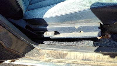 1986 Toyota Camry Passenger Right Side Seat Trim Panel Oem Blue