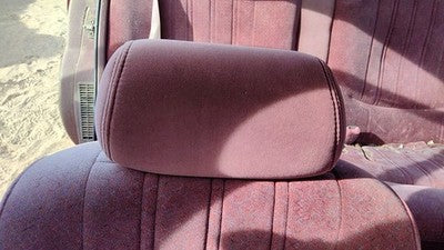 1998 Buick Lesabre Pair Of Front Headrests Oem Left Right Set Seat Red
