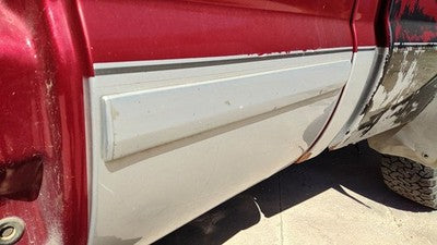 2001-03 F250 Super Duty Driver Left Rear Moulding From Door Oem Back Trim Strip