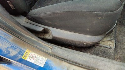 2010 Toyota Corolla Passenger Right Side Seat Trim Panel Oem Charcoal 17
