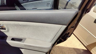 07-09 Sentra Passenger Right Rear Door Trim Panel With Switches Back Black W