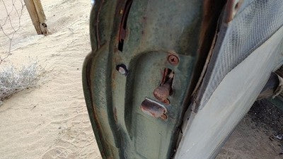 1953 Chevy Bel Air 150 Sedan Driver Left Front Door Latch With Rods/Cables Oem