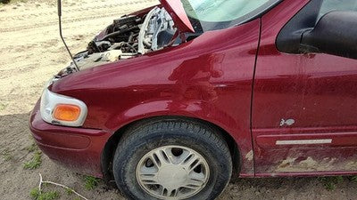 1997-2004 Chevy Venture Driver Left Front Fender Oem Red 72U 12529745
