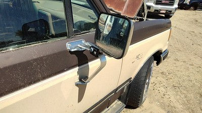 1980-1990 Ford F150 Passenger Right Side Mirror Door Mounted Oem E5tz17696a
