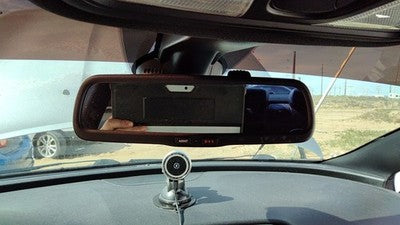 2015-2017 Chrysler 200 Inside Rear View Mirror Oem Windshield Mounted 68203589Ad