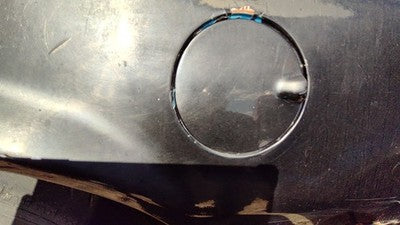 1989 Chevy Camaro Fuel Tank Door With Hinge Gas Lid Oem Filler Black