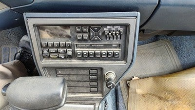1985-1991 Olds Cutlass Calais Trim Bezel Around Radio Surround Dash Panel Blue