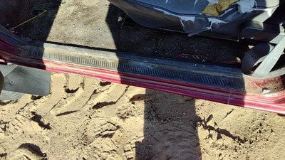 1996 Nissan Hardbody Driver Left Lower Sill Step Moulding Trim Panel Oem Gray