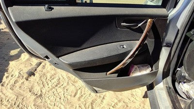 2004 Bmw X3 Driver Left Rear Door Trim Panel With Switches Back Gray 51423412989