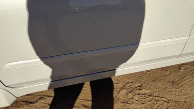 07-12 Nissan Altima Driver Left Front Moulding From Door Trim Strip White Qx3