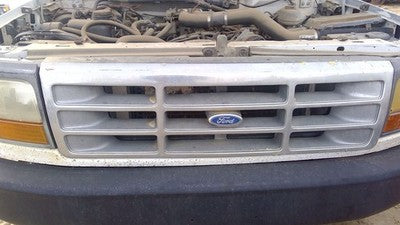 1992-1997 Ford F450 Front Grille Oem Chrome F4tz8200a