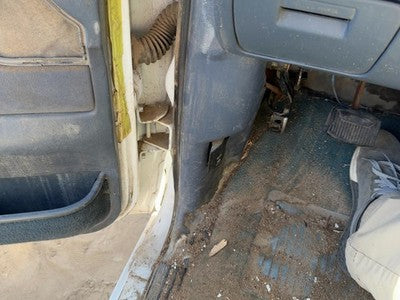 1992 Ford F250 Driver Left Lower Kick Trim Panel Oem Gray