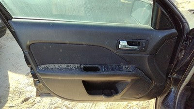10-12 Fusion Driver Left Front Door Trim Panel With Master Switch Charcoal Black