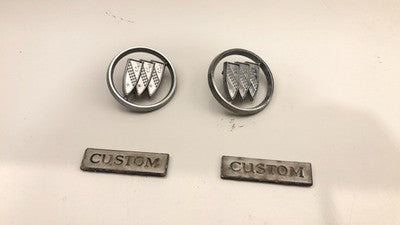 1978 Buick Lesabre Sail Panel Emblems Quarter Panel Emblem (custom) Set Oem
