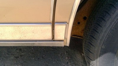 1985 Olds 88 Driver Left Rear Moulding On Quarter Panel Oem Chrome