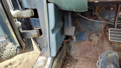 1964 Ford Thunderbird Coupe Driver Left Lower Kick Trim Panel Oem Blue