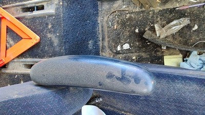 2001-2003 Dodge Caravan Pair Of Arm Rests Front Left Right Oem Blue Ud751qlaa