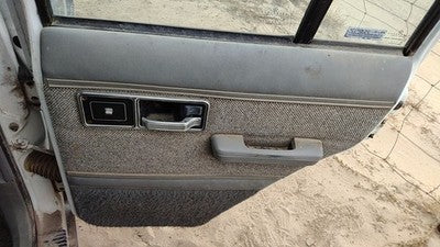 1992 Jeep Cherokee Passenger Right Rear Door Trim Panel With Switches Back Gray