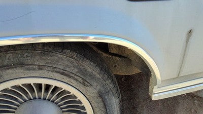 85 Grand Marquis Driver Left Rear Chrome Trim Wheel Flare Moulding Oem Back Gray