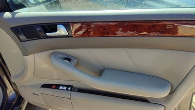 2002-2004 Audi A6 Passenger Right Front Door Trim Panel With Switches Tan
