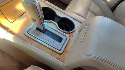 2007-2008 Lincoln Navigator Trim Bezel Around Shifter Oem Console Tan