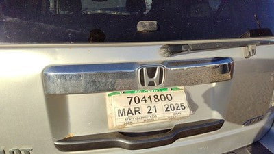2009-2011 Honda Pilot Rear Backup Camera View With Chrome License Plate Trim Oem