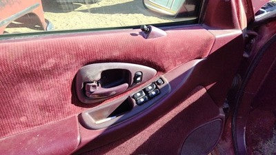 1995 Chevy Lumina Driver Left Front Door Trim Panel With Master Switch Red