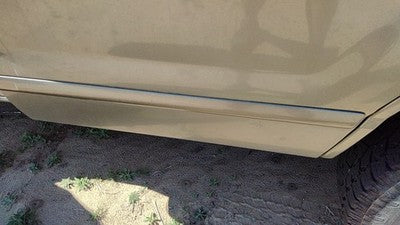 03-05 Ford Explorer Driver Left Rear Moulding From Door Back Trim Strip Gold Tk