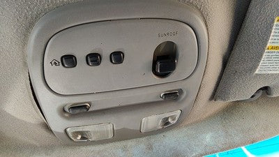 00-04 Bonneville Center Overhead Console Dome Light Map Lamp Cubby Pewter 932