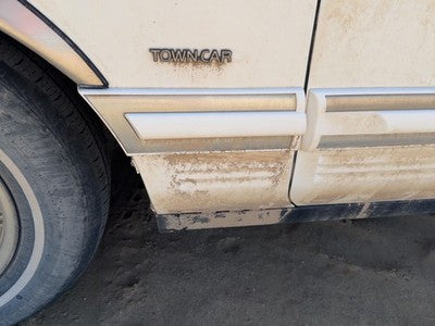 1994 Lincoln Town Car Driver Left Moulding From Fender Oem Trim Strip White Wt