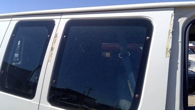 1992-2014 Ford Van E150 Passenger Right Rear Side Window Door Glass Back Forward