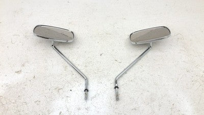 2000 Harley Davidson Set Of Chrome Mirrors Pair Oem 5X3.5 Inch