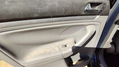 2006-2009 Vw Jetta Driver Left Rear Inside Door Trim Panel Only Oem Back Gray