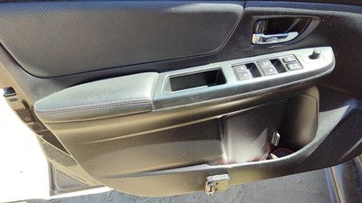 15-16 Wrx Driver Left Front Inside Door Trim Panel Wh Master Switch Cbl30 Carbon