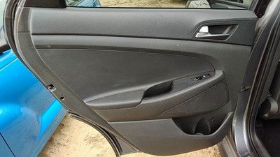 16-18 Hyundai Tucson Driver Left Rear Inside Door Trim Panel Only Back Black Try