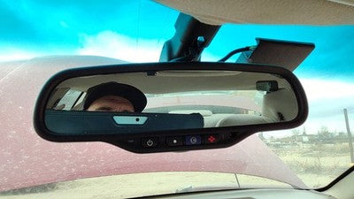 2000-2002 Cadillac Eldorado Inside Rear View Mirror Oem Windshield Mounted