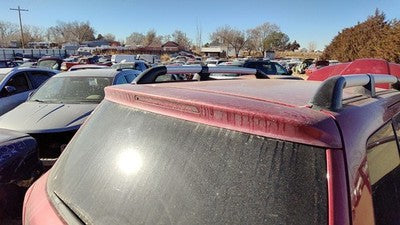 2003-2004 Mitsubishi Outlander Rear Spoiler Back Wing Oem Red Mr629740