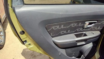 12-13 Soul Driver Left Rear Inside Door Trim Panel With Switches Back Black Wk