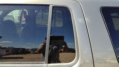 02-10 Ford Explorer Driver Left Rear Vent Window Back Door Glass With Frame Oem