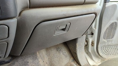 99-01 Ford F250 Super Duty Glove Box Assembly Complete Door With Latch Oem Gray