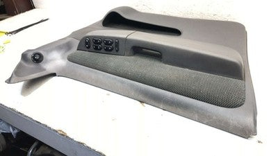 01 Explorer Driver Left Front Inside Door Trim Panel With Master Switch Gray