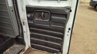 03-14 Express Van Passenger Right Rear Inside Door Trim Panel With Switches Back
