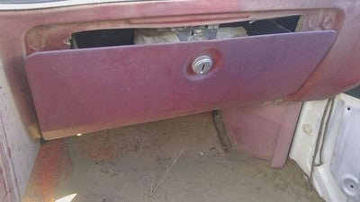1978 Buick Regal Glove Box Assembly Complete Door With Latch Oem Red