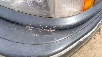91-92 Galant Vr-4 Filler Trim Strip Between Bumper And Grille Headlights Green