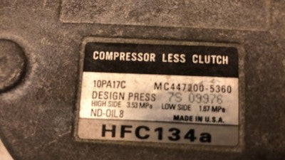 1998 Jeep Grand Cherokee Ac Compressor Air Conditioner Pump Assembly Oem 4.0L