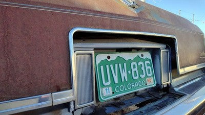 1984 Deville Sedan Chrome Rear Trim On Trunk Oem Deck Lid