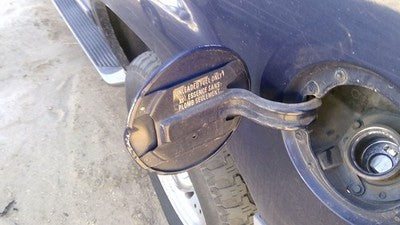 1995-2001 Ford Explorer Fuel Tank Door With Hinge Gas Lid Oem Filler Blue