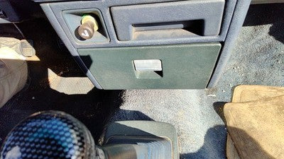 1985-1986 Toyota Camry Center Dash Lower Cubby Glove Box Oem Blue