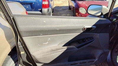 06-11 Honda Civic Driver Left Front Door Trim Panel With Master Switch Gr Gray